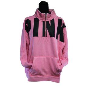 PINK / pullover sweatshirt / (Size L) / Pink with black lettering